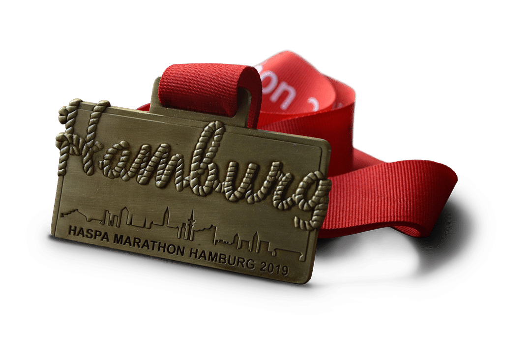 Hamburg Marathon Medaille 2019